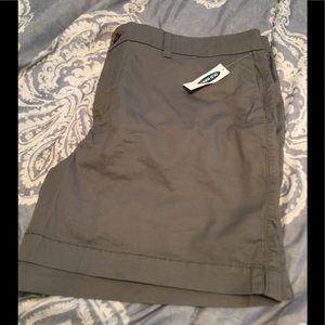 Gray chino shorts from Old Navy new with tags
